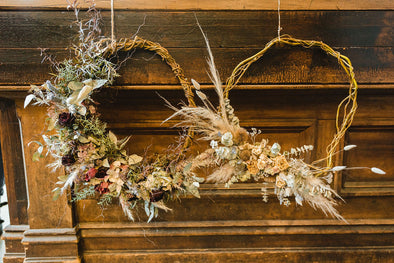 Create your own dried wreath - Winter Workshop Sunday 14th July