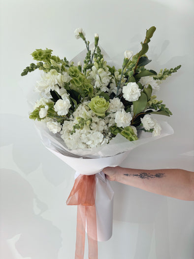 White and Green Bouquet