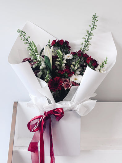 Christmas Candy Cane Bouquet in Box