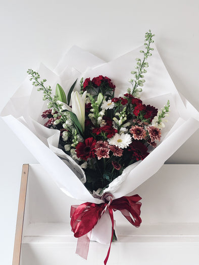 Christmas Candy Cane Wrap Bouquet